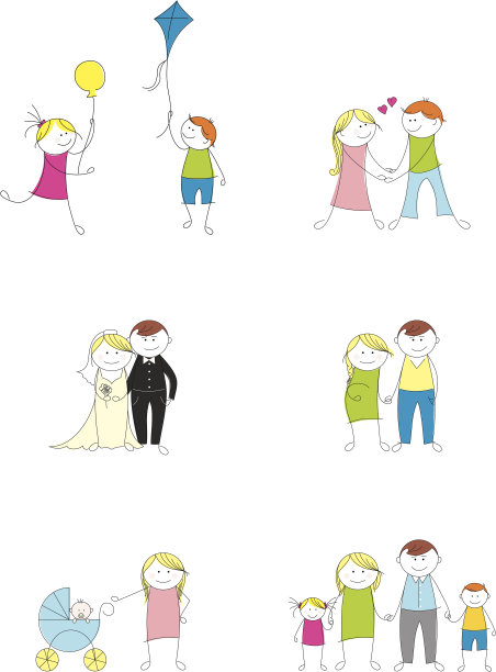 家庭涂鸦集图片下载