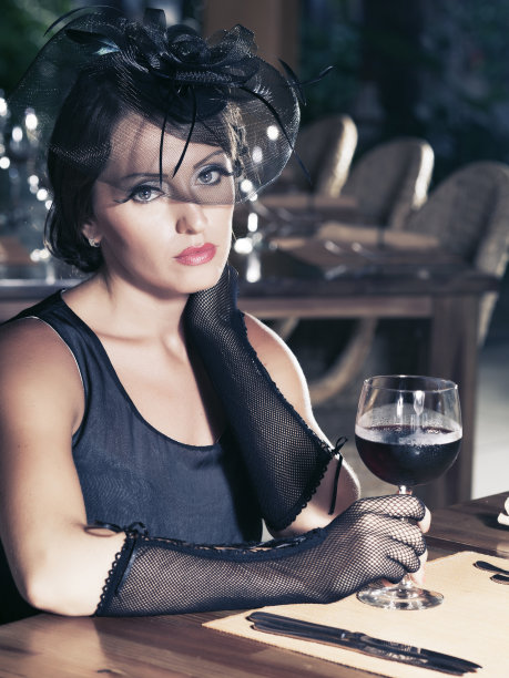 复古的女人图片下载