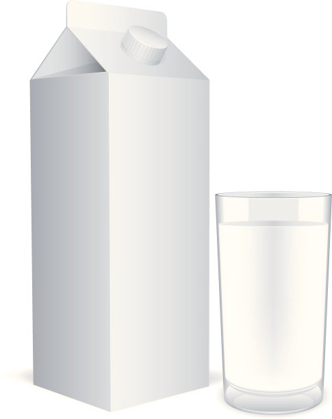 牛奶包装。图片下载