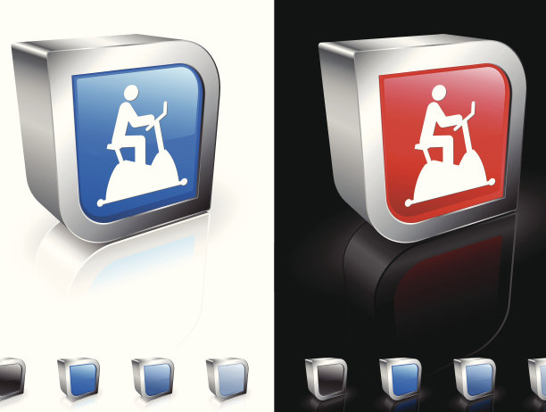 运动自行车3D版权免费矢量艺术图片下载