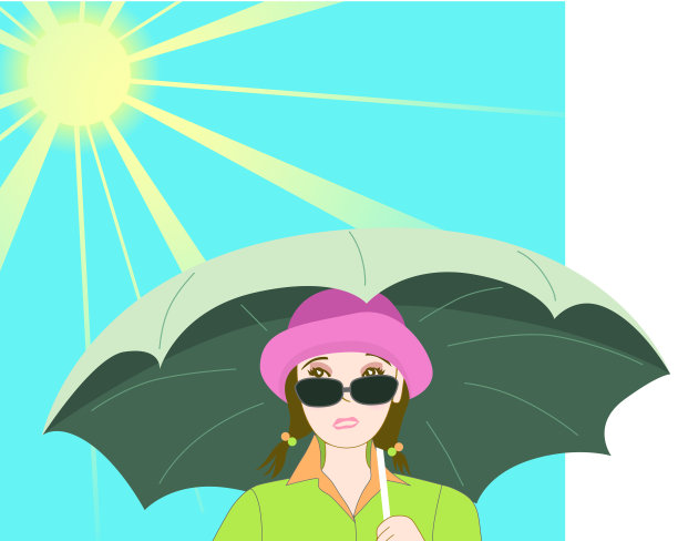 太阳下撅嘴的脸图片下载