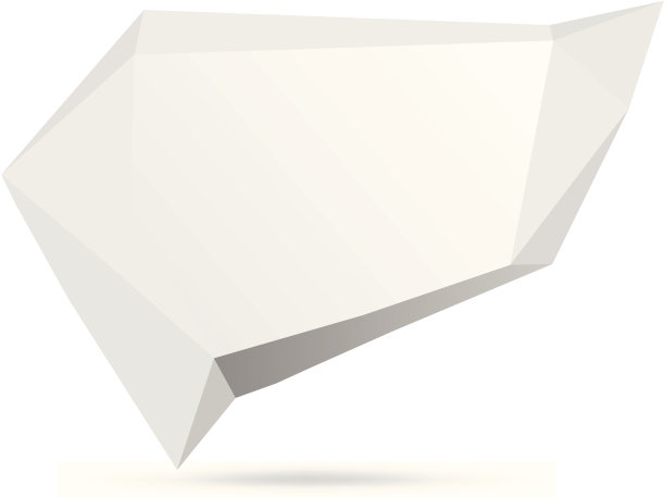 三维折纸语音泡泡图片下载