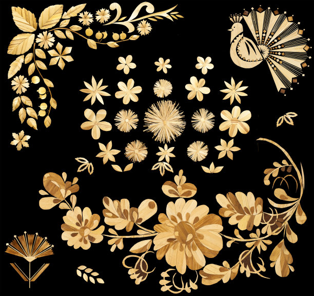 剪贴簿的元素图片下载