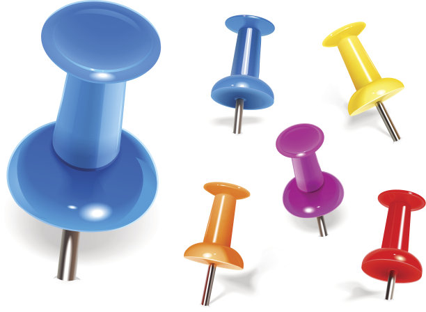 颜色的针。图片下载