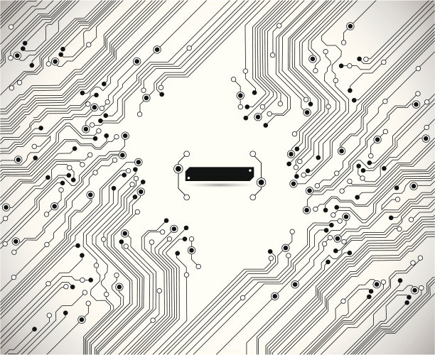 抽象背景-电路板纹理图片下载