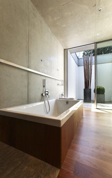 现代住宅内饰，浴室图片下载