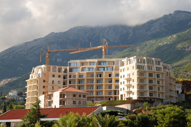 现代建筑的建设图片下载