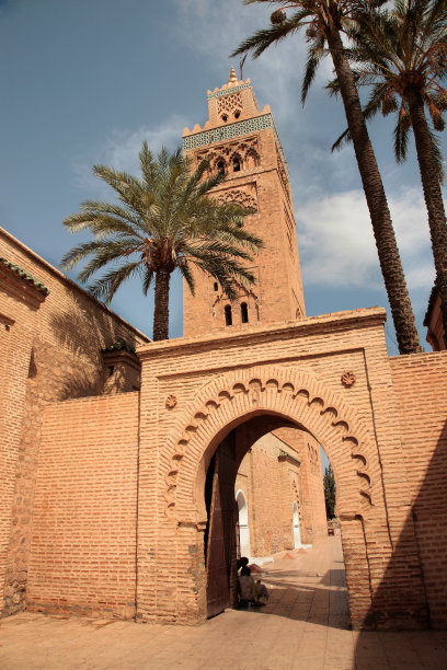 马拉喀什的库图比亚清真寺图片下载