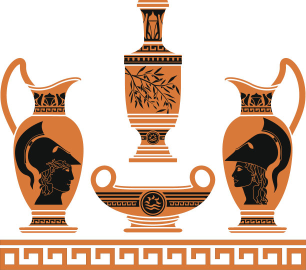 一套希腊花瓶图片下载
