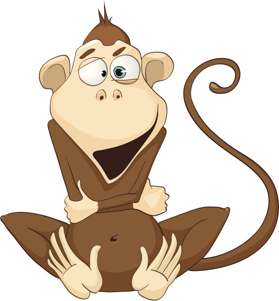 卡通人物的猴子图片下载
