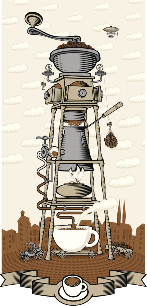 城市& # 8203;& # 8203;咖啡的房子图片下载