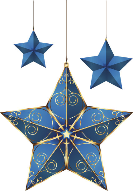 蓝色的星星图片下载