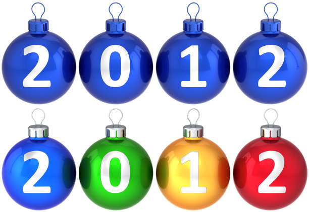 圣诞2012球新年快乐的小玩意儿图片下载