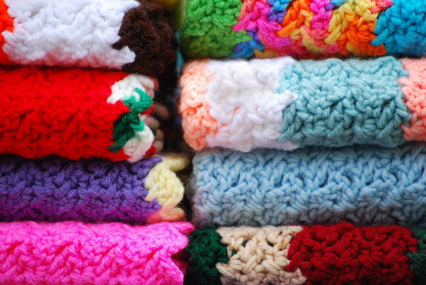 钩针编织的阿富汗人图片下载