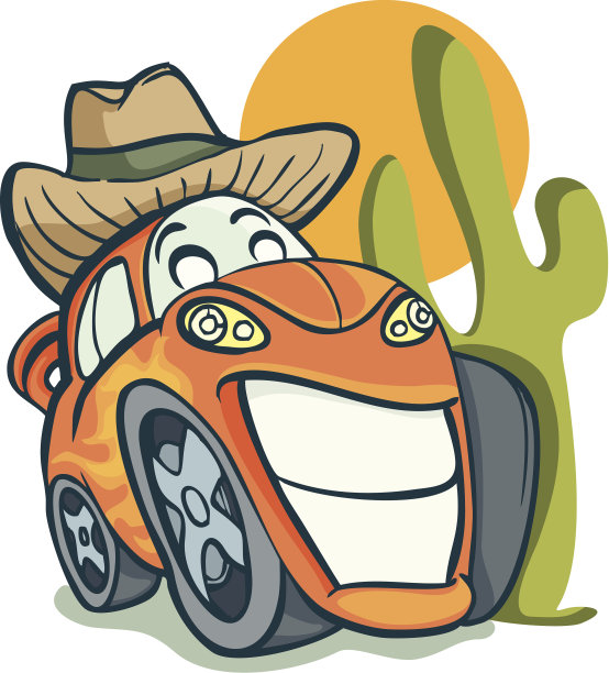 牛仔的车图片下载