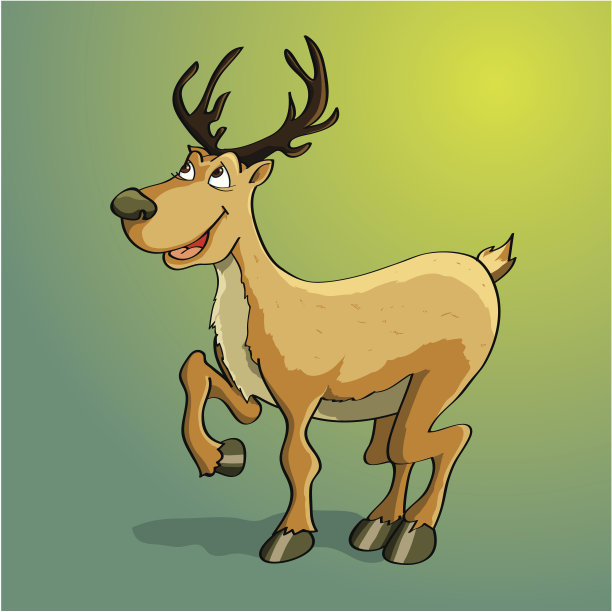 快乐的驯鹿图片下载