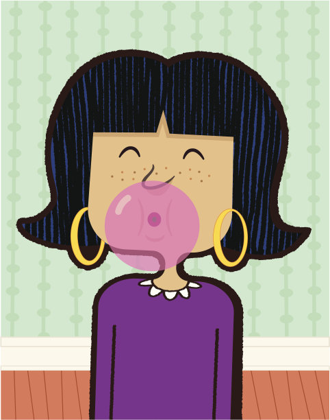 泡泡糖泡沫鼓风机图片下载