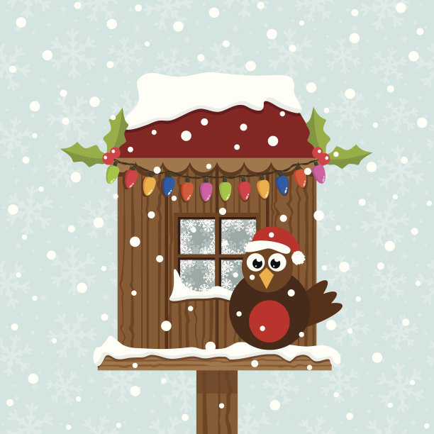 圣诞节罗宾图片下载