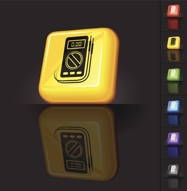 电流表3D按键设计图片下载