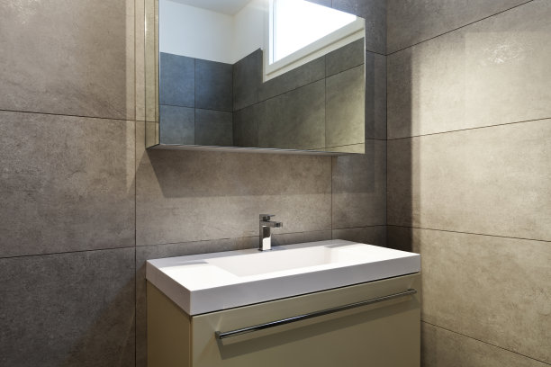 浴室、水槽和镜子图片下载