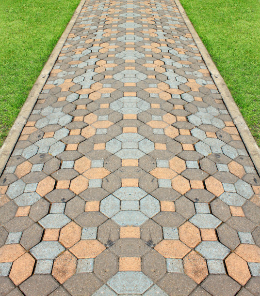 人行道上的模式图片下载