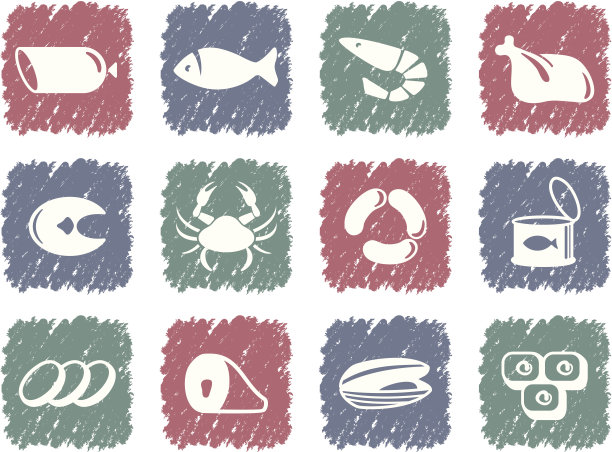 肉类及海鲜图片下载