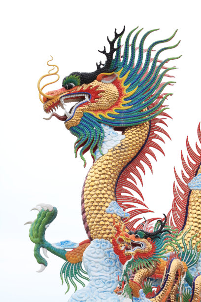 中国龙。素材图片