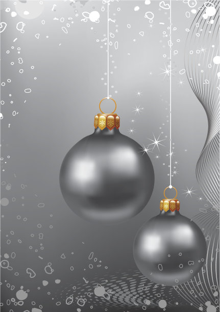 圣诞节。灰色背景图片下载