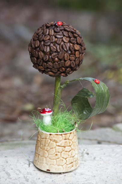 咖啡树剪贴簿图片下载