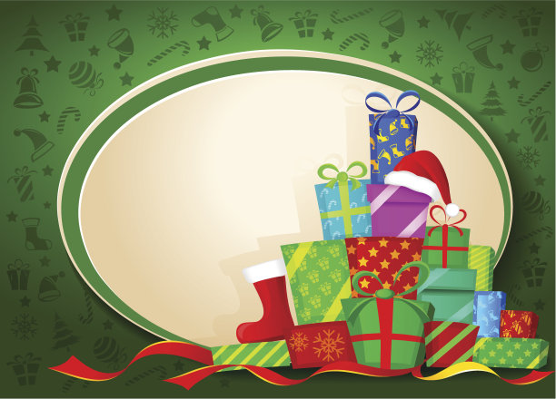 圣诞礼物。图片下载