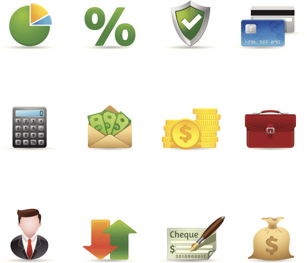 网页图标-更多的金融图片下载