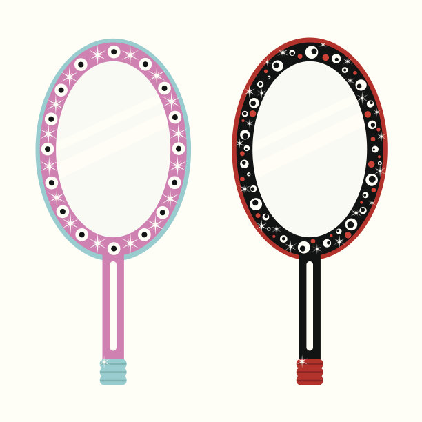 色彩斑斓的手镜图片下载