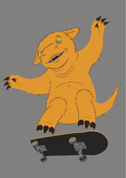 溜冰者怪物图片下载