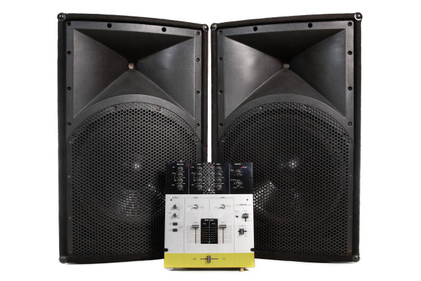 为DJ准备的音乐会设备图片下载