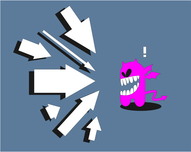 粉红色的魔鬼。图片下载