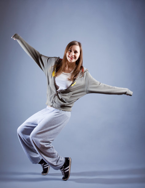 少女跳舞街舞工作室系列图片下载