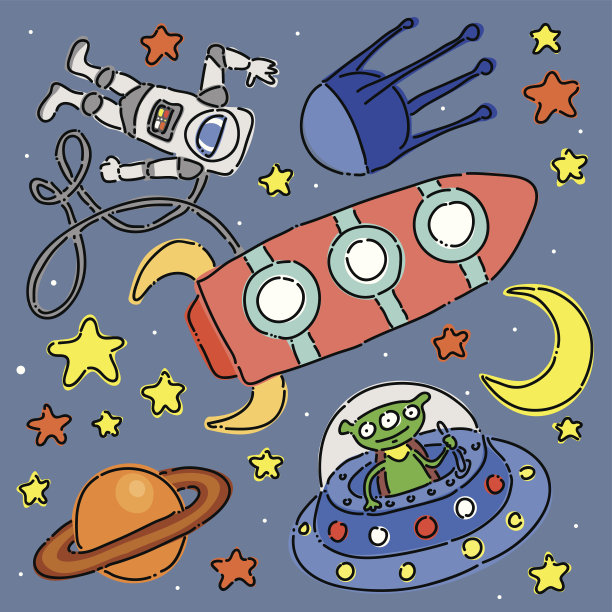 在太空中图片下载