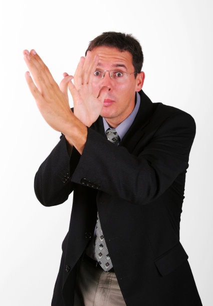 商人用手指开玩笑图片下载