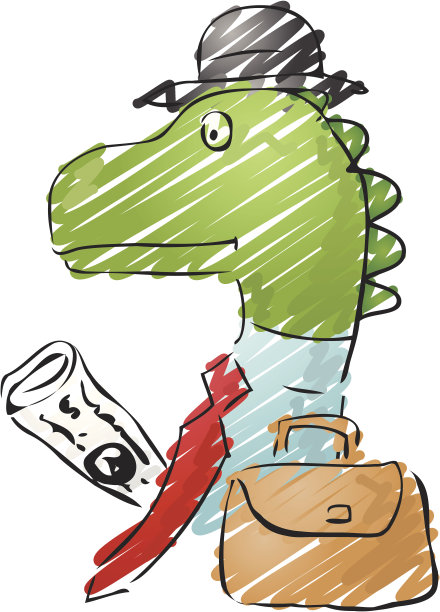 恐龙的商人图片下载