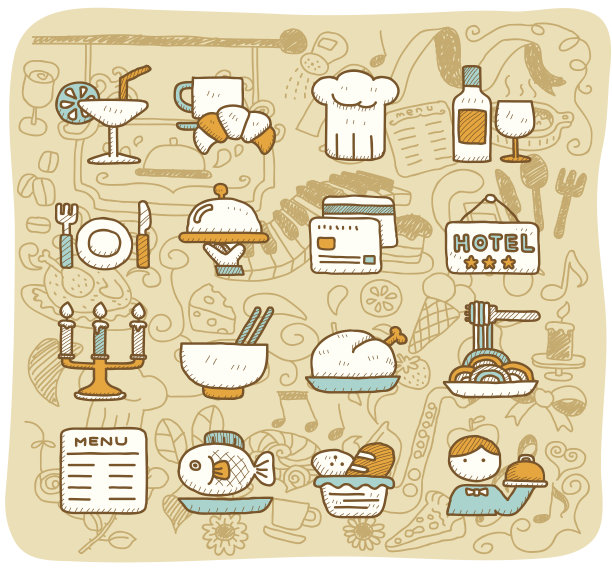 餐厅图标设置|摩卡系列图片下载