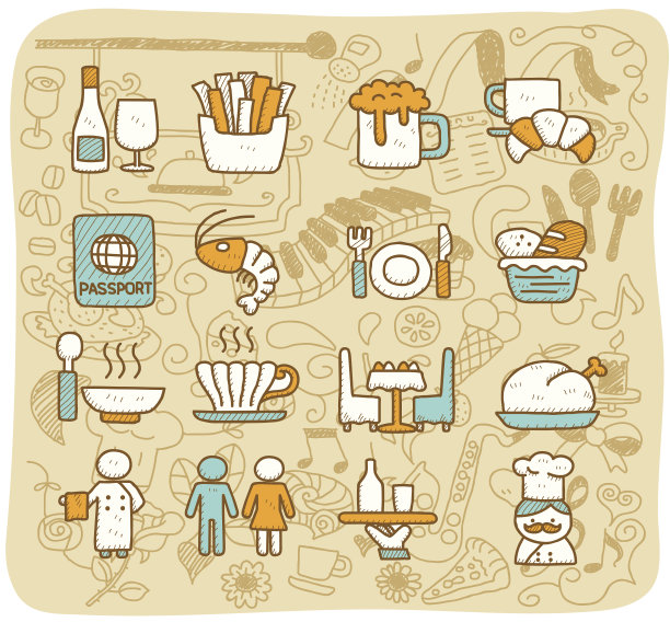 餐厅图标设置|摩卡系列图片下载