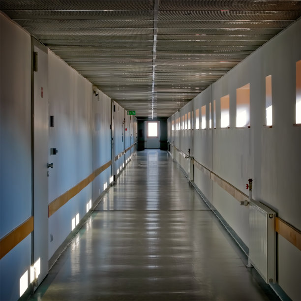 工业建筑的走廊图片下载