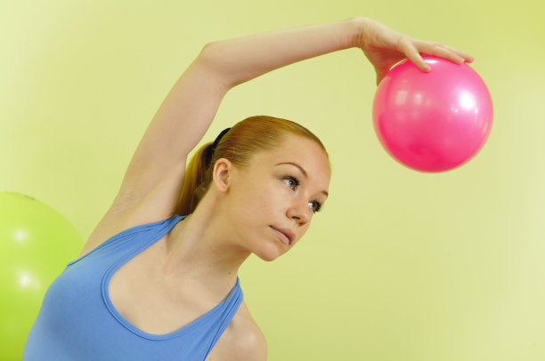 运动型女孩肖像图片下载