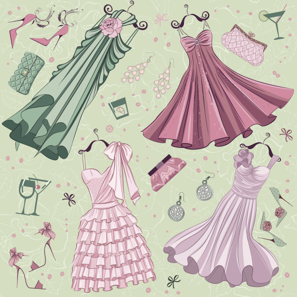 一套女装及配饰图片下载