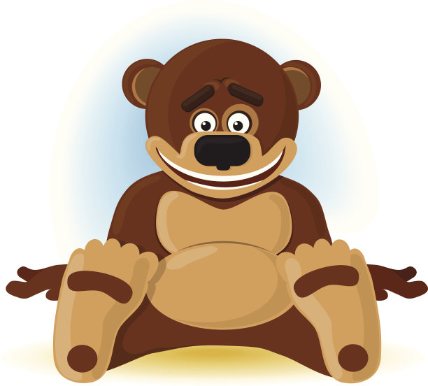 快乐的熊图片下载