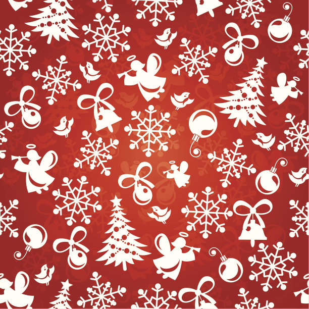 无缝的圣诞背景图片下载