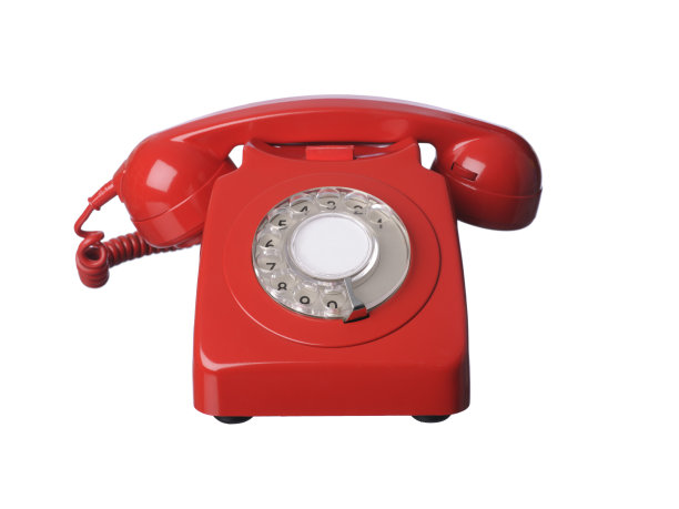 复古的红色电话图片下载