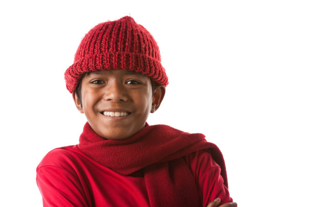 泰国男孩穿冬天的衣服图片下载