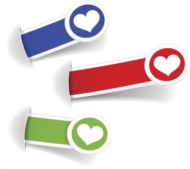 彩色的标签图片下载