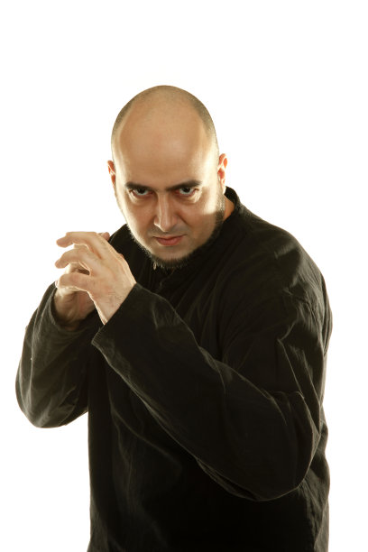 太极拳男子正在练习武术图片下载